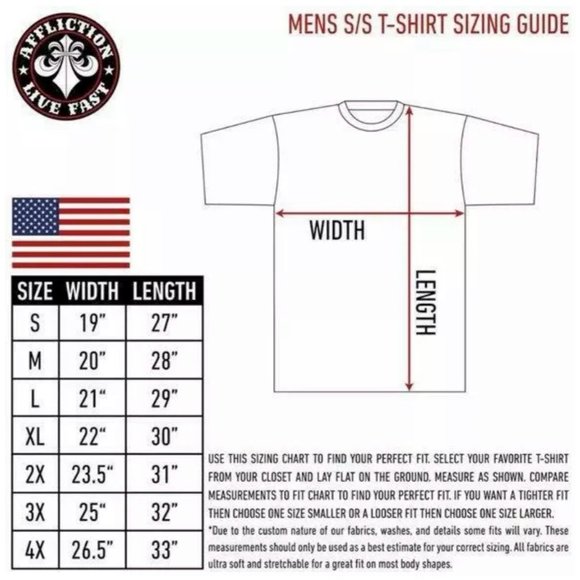 Archaic Affliction Men's T-Shirt Short Sleeve KING Cross Biker - Picture 5 of 9